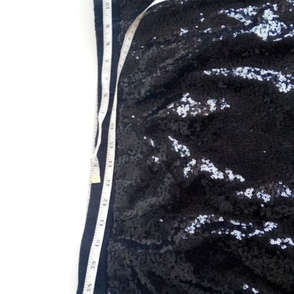 New Joe Fresh Plus Black  Sequins Lined Mini Skirt Women's US Size 1X - Picture 8 of 9